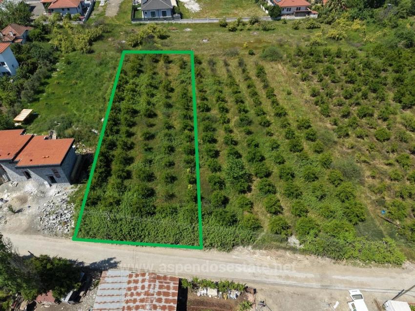 Grundstück Zum Verkauf In Okçular, 1050 M², Im Wohngebiet Des Dorfes.