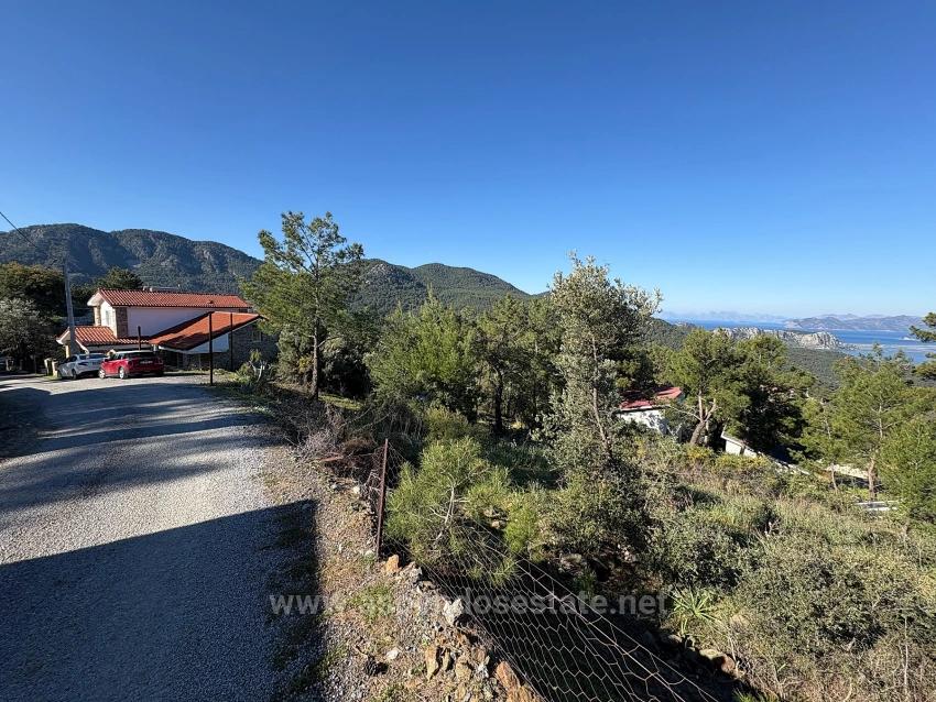 1000 M² Großes Grundstück Mit Meerblick Im Wohngebiet Gökbel Village Zu Verkaufen