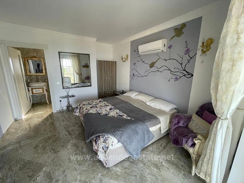 Vip-Villa In Gökbel Zu Verkaufen, Auf Einem 5000 M² Großen Grundstück Mit Freiem Meerblick.