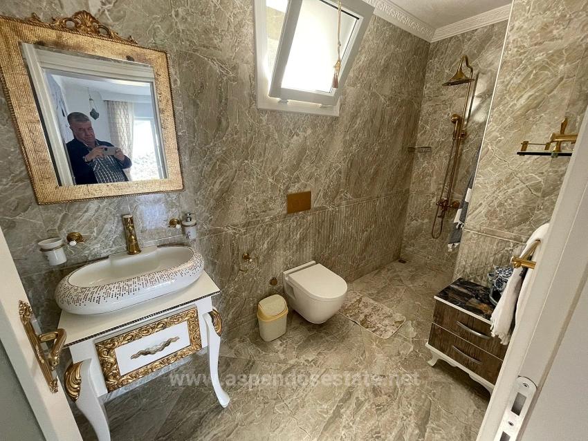 Vip-Villa In Gökbel Zu Verkaufen, Auf Einem 5000 M² Großen Grundstück Mit Freiem Meerblick.