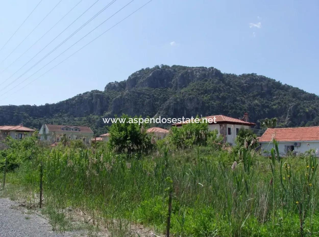 Grundstück Zum Verkauf In Dalyan 840M2 30 Zonierung Grundstück Zum Verkauf In Dalyan Gülpınar