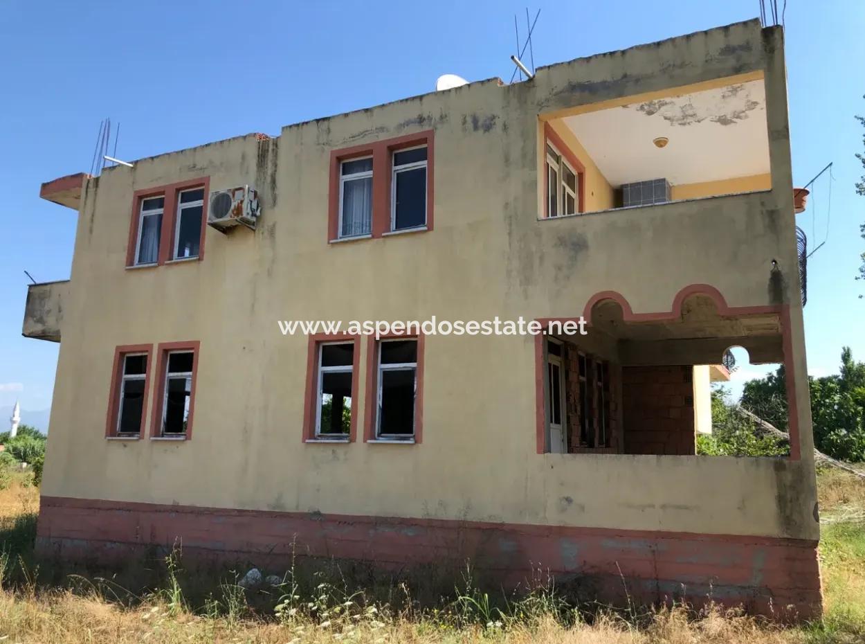 2 Stöckige Haus Villa Zum Verkauf In 727M2 Grundstück In Seydikemer