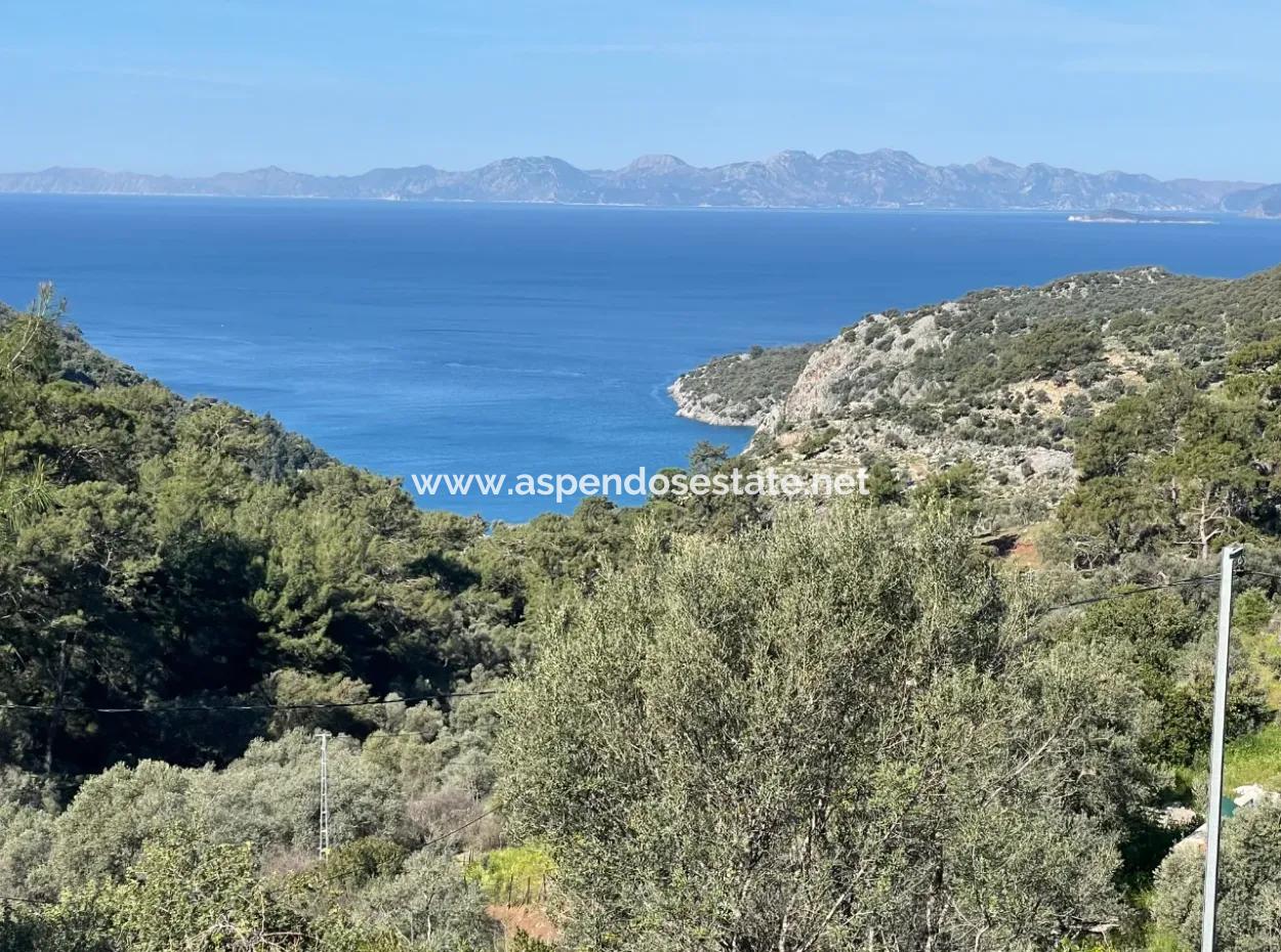 Dorfhaus Zum Verkauf Auf 4.400M2 Grundstück Mit Vollem Meerblick In Gökbel