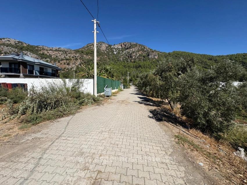 Land For Sale With Construction Permit In The Village Settlement Area In Mergenli
