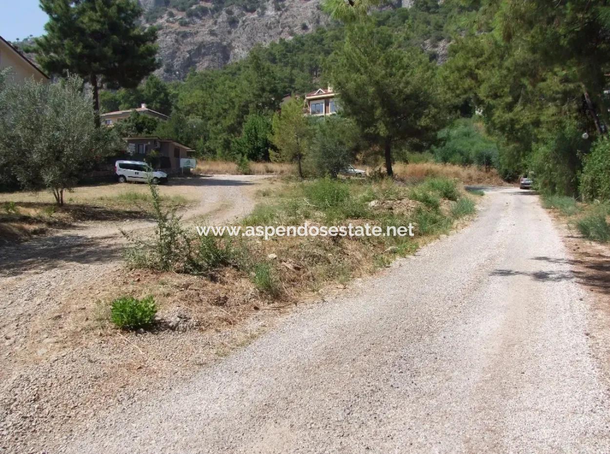 Land For Sale In Gocek Fethiye Göcekde 2017M2 Land For Sale With Full Sea View