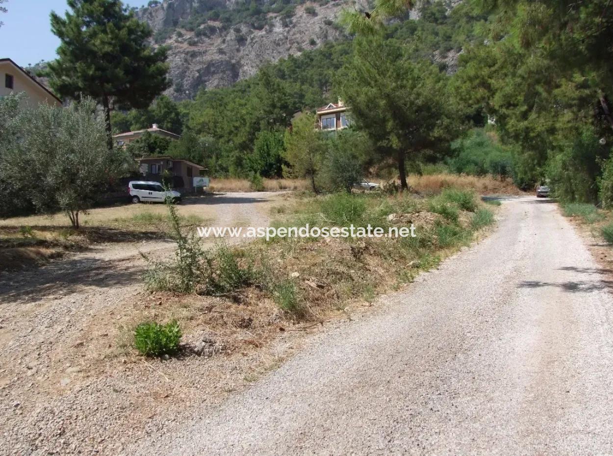 Land For Sale In Gocek Fethiye Göcekde 2017M2 Land For Sale With Full Sea View