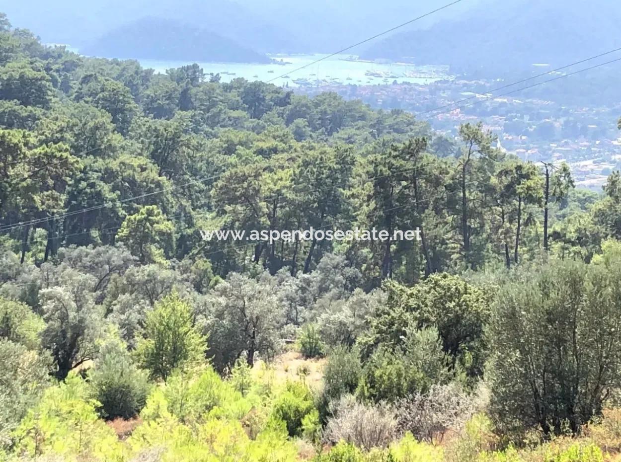 Tourism Zoned Land For Sale In Gocek With Sea Views For Sale In Gocek