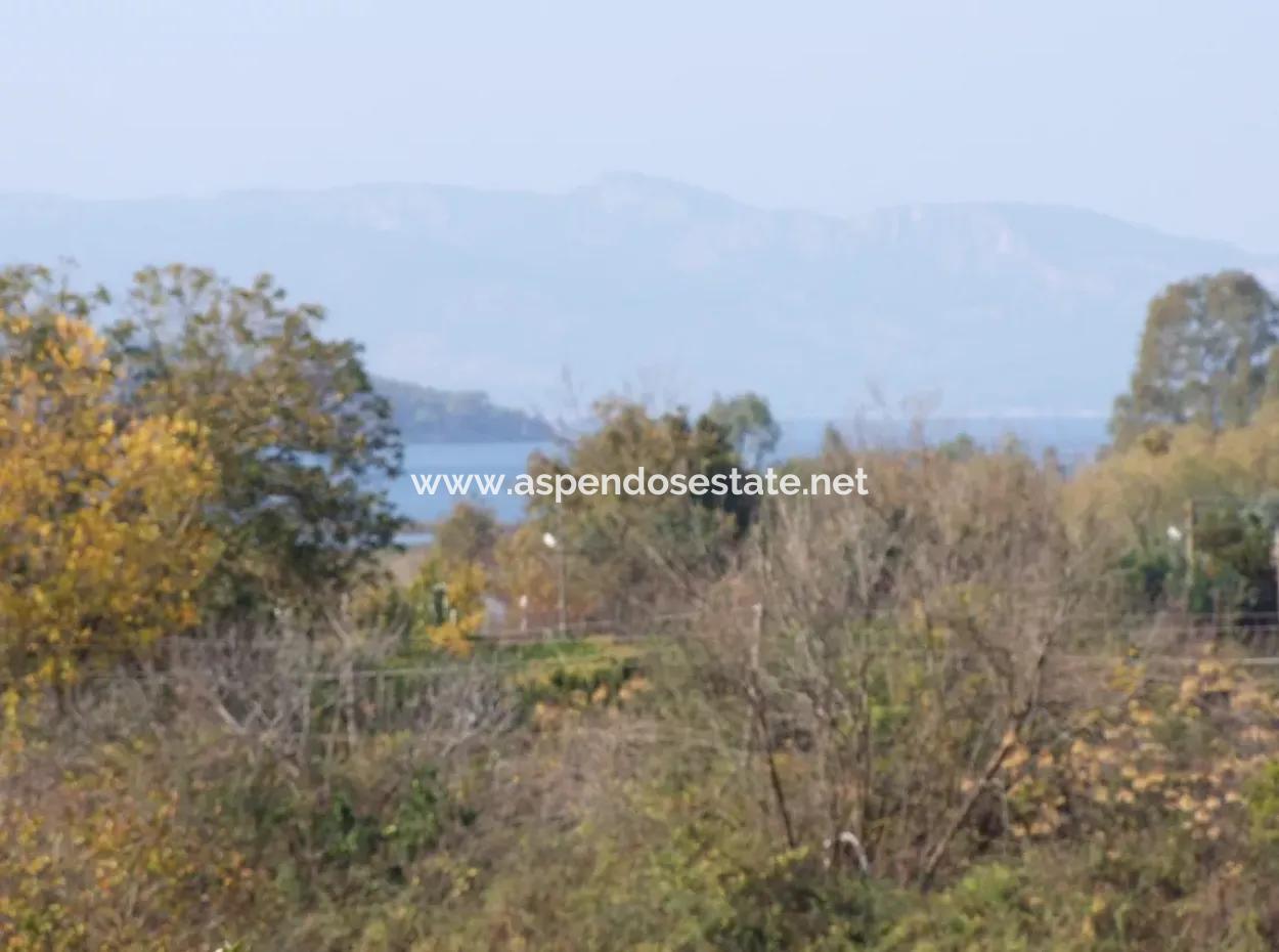 6850M2 Zoning Land With Sea View In Çamlı