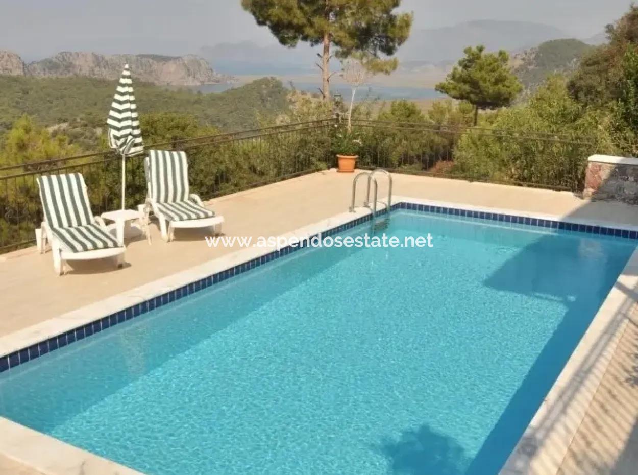 Villa Gokbel Dalyan Iztuzu Villa For Sale With Full Sea View For Sale In Gokbel