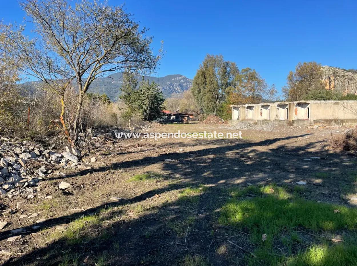 Land For Sale In Dalyan Gülpınar On The Main Road 9,037M2