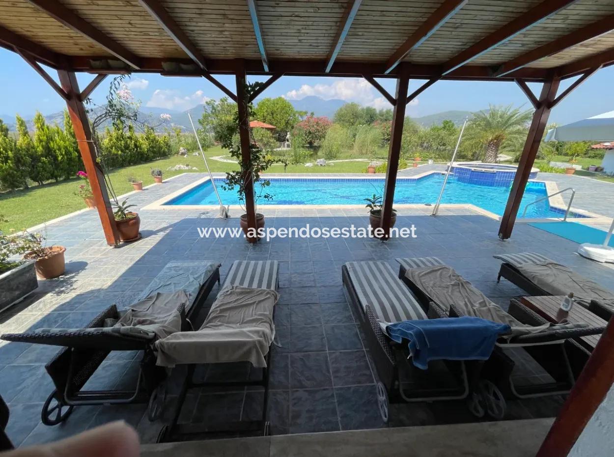 Dalyan 4 1 Luxury Villa For Sale In 7000M2 Land