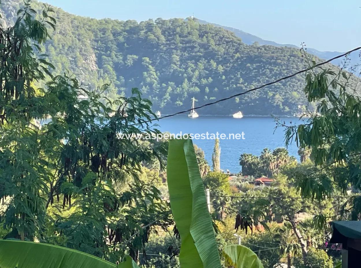 Land For Sale In Ekincik With Sea View 420M2 Zoned