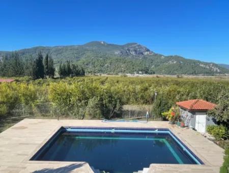 4 2 Villas For Sale In A Plot Of 6000M2 In Dalyan Gulpinar