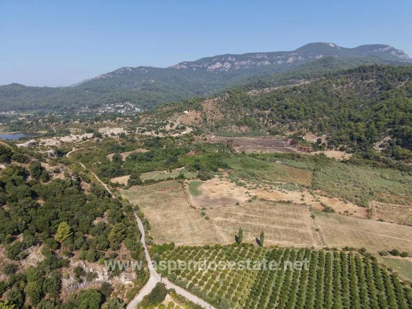 Köyceğiz Çandır Mahallesinde kanala sıfır 20.000m2 satılık tarla