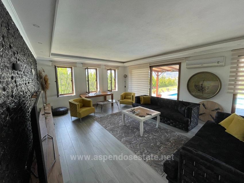 Dalyan İztuzu Manzaralı 7000M2 Arsa İçinde 4+1 Satılık Lüks Villa