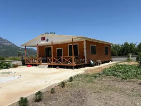 Dalyan Karadağ Mevkiinde 2500M2 Tarla İçerisinde 120M2 Müstakil Ahşap Ev